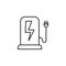 Robotics charger outline icon. Signs and symbols can be used for web, logo, mobile app, UI, UX