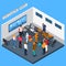 Robotics Club Isometric Composition