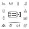 Robotics motor outline icon. set of robotics illustration icons. signs, symbols can be used for web, logo, mobile app, UI, UX