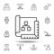 Robotics plan outline icon. set of robotics illustration icons. signs, symbols can be used for web, logo, mobile app, UI, UX