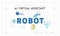 Robots, Artificial Intelligence in Human Life Website Landing Page. Chatbot Help Clients Online Answer Questions