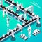 Robots Manufacturing Isometric Composition