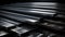 Robust Steel Bar Background with Ample Copy Space