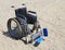 robust wheelchair made of aluminum with special dual wheels