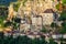 Rocamadour medieval village detail view