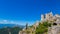 Rocca Calascio in Abruzzo in Italy. Timelapse. 4k. Time lapse.