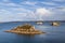 Roch Gored, Louet Island and Chateau du Taureau in the bay of Morlaix