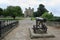 Rochester castle - the historic ruin of castle in town Rochester