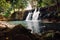 Rochester Falls. Waterfall in Mauritius island