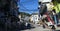 Rocinha community, lots of people, lots of houses, shops. Rio de Janeiro, Brazil