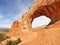 Rock arch in Arches National Park, Utah