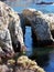 Rock Arch at Point Lobos, California