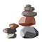 Rock balancing or stone balancing, stone or rock stacking