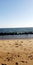 Rock Barrier on Beach. Norfolk Oceanview, VA