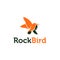 Rock bird logo design for travel and tours