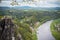 Rock Bridge Bastei and nature views - Rathen, Saxon Switzerland, Germany