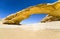 Rock bridge in Wadi Rum desert