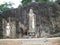 Rock of Buddhist Sculptures Buduruvagala Sri Lanka