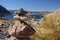 Rock Cairn at Lake Mead