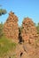 Rock cairns in outback Australia