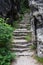 Rock carved stairway stairs steps fantasy magic setting