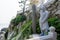 Rock carving Chinese giant statue at Haedong Yonggungsa Temple