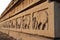 Rock carvings - Royal Enclosure at Hampi, Karnataka - archaeological site in India