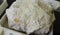Rock with cassiterite in albite tectosilicate