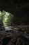 Rock cave,Cave in Thailand ,Tourists cave with stalagmites and stalactites