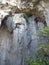 Rock cave limestone formation in filane ligure in italy