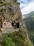 The rock cell of Father Arsenie Boca, Fagaras mountains Romania