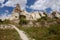 Rock churches and pigeon-houses in Sword Valley, Cappadocia,famous landmark,Turkey