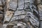 Rock cliff background in the Tenerife basaltic