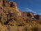 Rock cliffs in San Rafael Swell