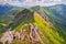 Rock cliffs of Temniak mountain in Cervene vrchy mountains in the border of Poland and Slovakia