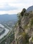 Rock Climber Above Grenoble France 1