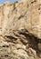 Rock Climber Scaling a Cliff near Ein Prat in Wadi Qelt