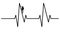 A rock climber is seen ascending a peak on a medical EKG chart to symbolize heart healthy exercise climbing provides.