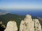 Rock climbers at Ai-Petri summit, Crimea