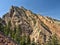 Rock climbing cliff in Eldorado Canyon State Park, Colorado