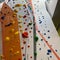The rock climbing wall at the Lake Nona Performance Club a fitness center in Orlando, Florida