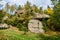 Rock complex Ternoshor sanctuary in Snidavka. Carpathian Mountains, Ivano-Frankivska oblast, Ukraine.