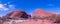 Rock domes in the Uluru-Kata Tjuta National Park, Australia