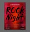 Rock event poster