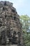 Rock faces in the temple of Bayon, Angkor, Cambodia