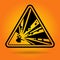Rock Fall Safety Sign Icon