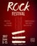 Rock festival poster