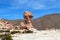 Rock formation called Copa del Mondo or World Cup in the Bolivean altiplano - Potosi Department, Bolivia