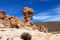 Rock formation called Copa del Mondo or World Cup in the Bolivean altiplano - Potosi Department, Bolivia