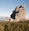 Rock formation called Slonecznik in Karkonosze mountains